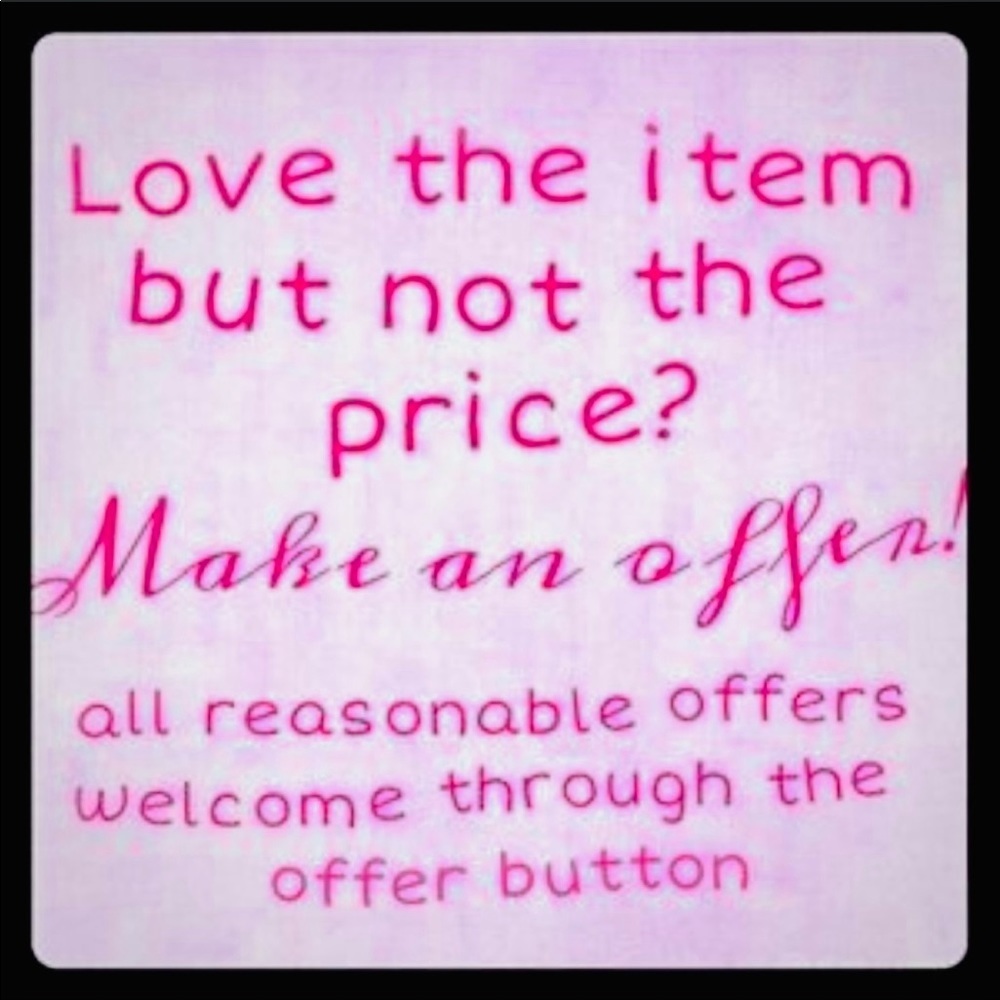 All reasonable offers welcome!